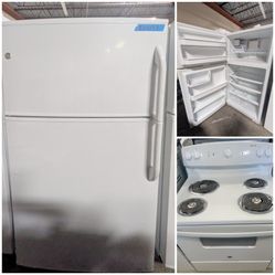GE Refrigerator and Stove Combo! Dishwashers Also Available.