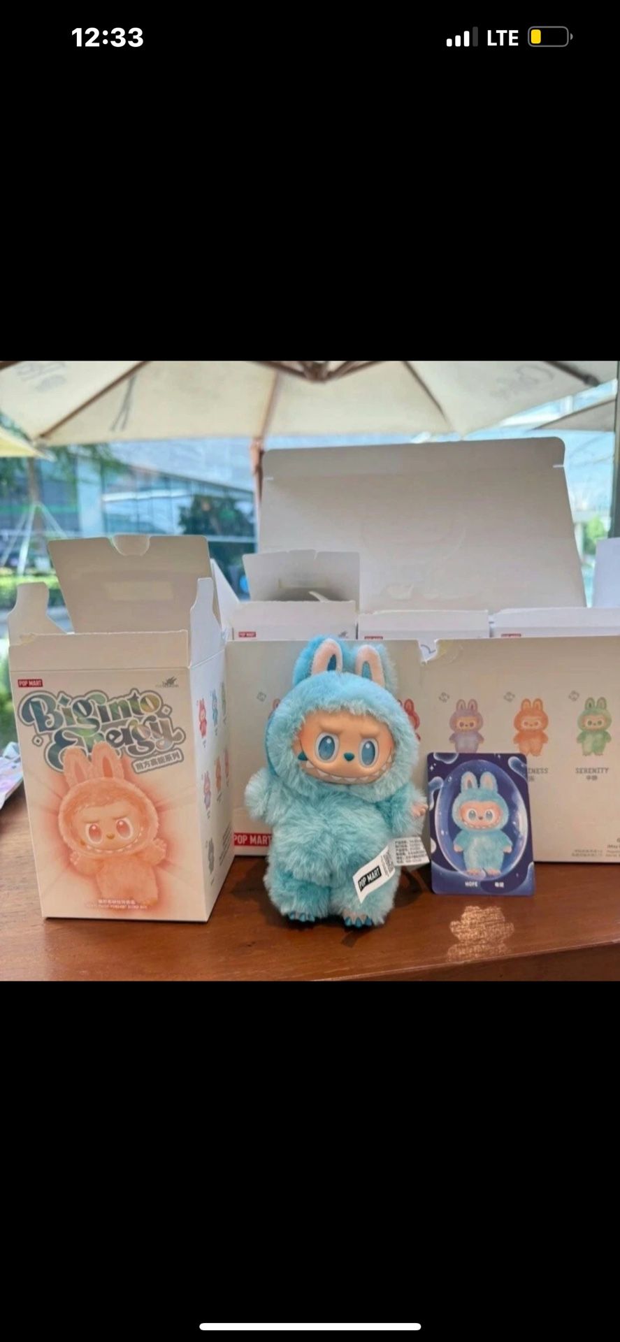 Hope -100% Authentic Big Into Energy Labubu