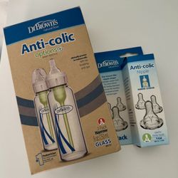 Dr Brown Glass Bottle Brand New 