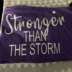 Stronger Than The Storm Custom T-Shirt 2X
