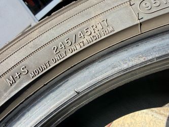 245/45/17 (2 Tires) $60.00/ Each