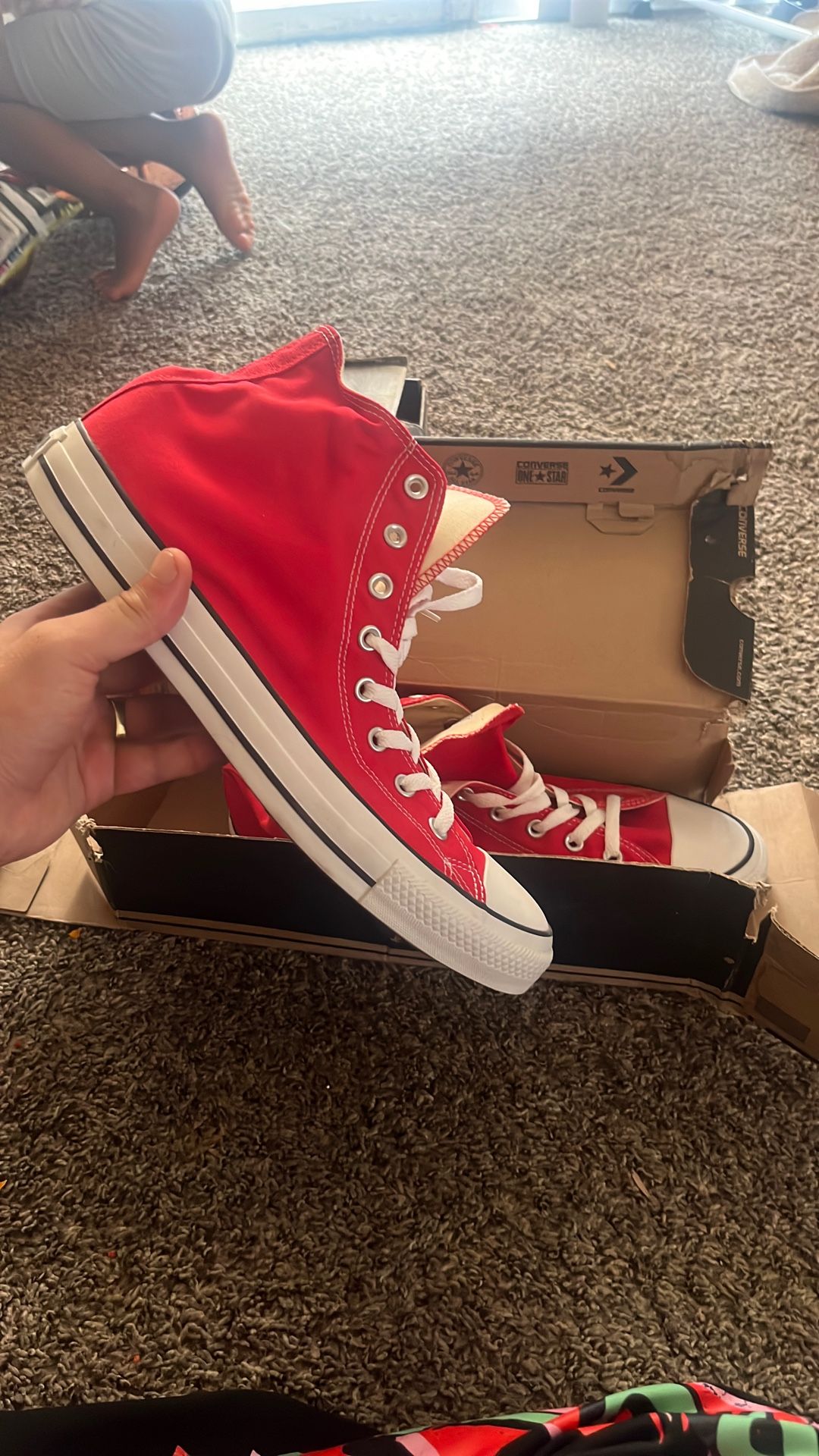 Brand New Red Converse