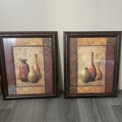 2 Pictures  Decorations Frames  20 .00 For Both