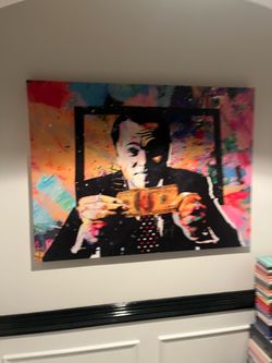 3’x4’ Wolf of Wallstreet Canvas