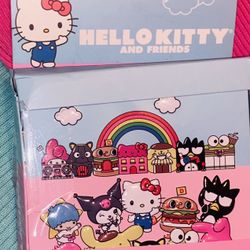 🎀🃏💜🐱🌈💎✨ SANRIO HELLO KITTY & FRIENDS 52 PLAYING TIN CARD🃏SET 🧬🌺🃏💜🐱🎨🌈✨