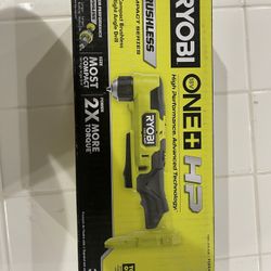 Ryobi Brushless 18v Compact Brushless 3/8” Right Angle Drill 