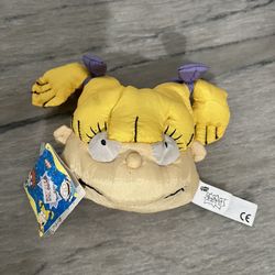 Rugrats Angelica Plush 6" Bean Bag Heads Vintage 1998