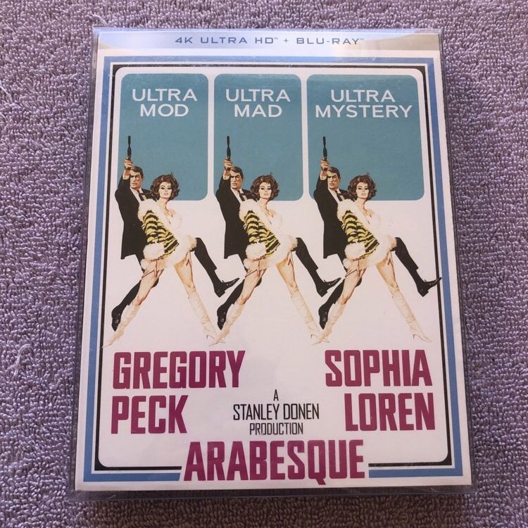 Arabesque (Kino Lorber) 4K/Blu-Ray With Slipcover And Protective Case