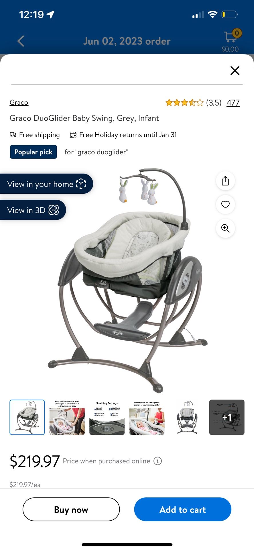 Infant Baby Swing