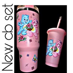 New Carebears Tumbler Set