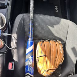 Composite Bat and Wilson A950 Glove(120 For Both)