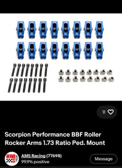 Scorpion 1.73 rocker arms