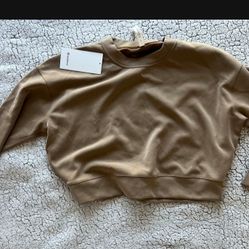 Lululemon Oversized Crop Crew Sweatshirt
