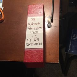 WHEAT PENNIES…. 1909 To 1929. TOTAL OF 89.