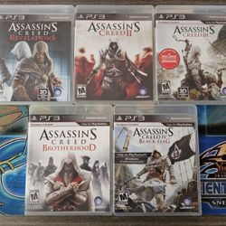 Assassins Creed PS3 Lot 