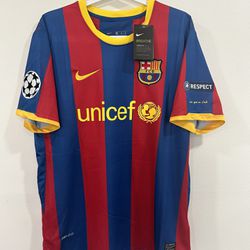 Messi Barcelona 2010 Soccer Jersey 