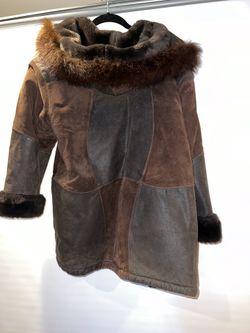 Suede Faux Fur Woman’s Jacket