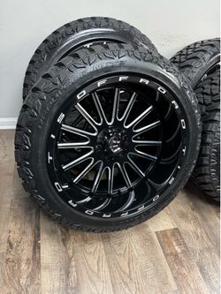 NEW 22x12 tis wheels wrapped in 33x12.50r22 RBP tires