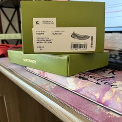 Tory Burch Crystal Ballet Shoes 