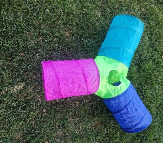 Triple Tunnel Cat Toy, See 2 Pics, New
