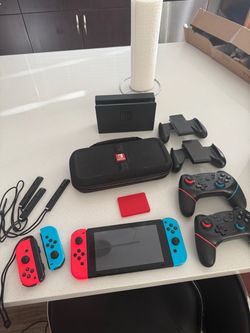 Nintendo Switch Bundle with Controllers and Accessories
