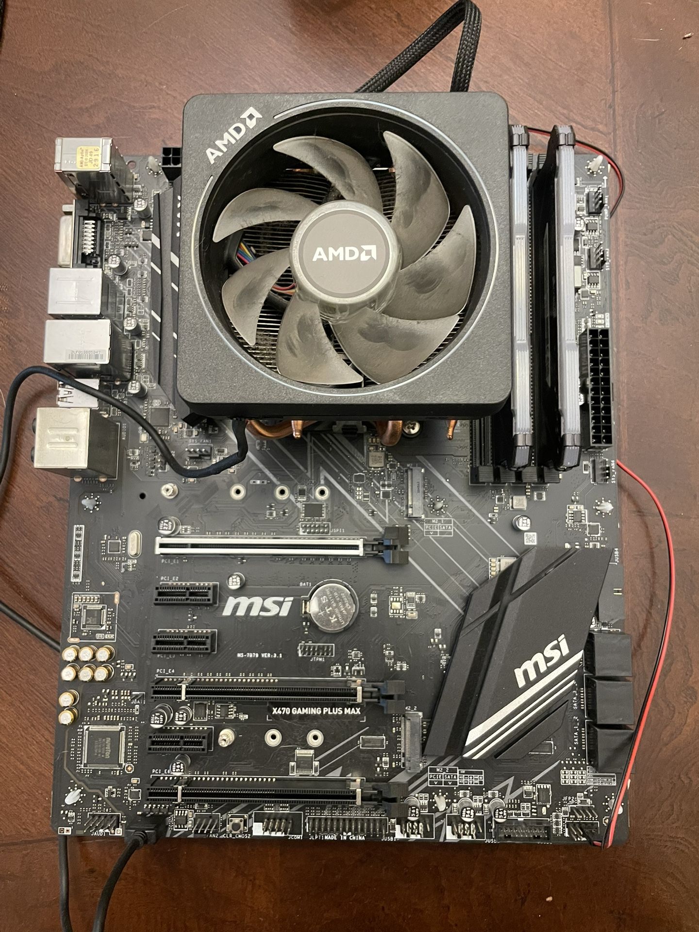 AMD CPU and Motherboard