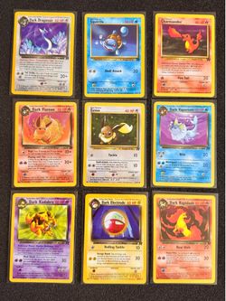 Team Rocket Pokemon Card Collection 🚨🦖 •27 Cards Total $120 🔥📈