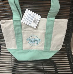 Limited Edition mini pastel canvas tote bags Trader Joe’s