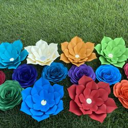 PAPER FLOWERS 🌸 PARTY DECOR