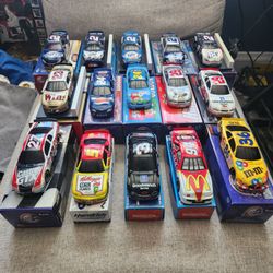 15 1:24 scale NASCAR Diecast race cars