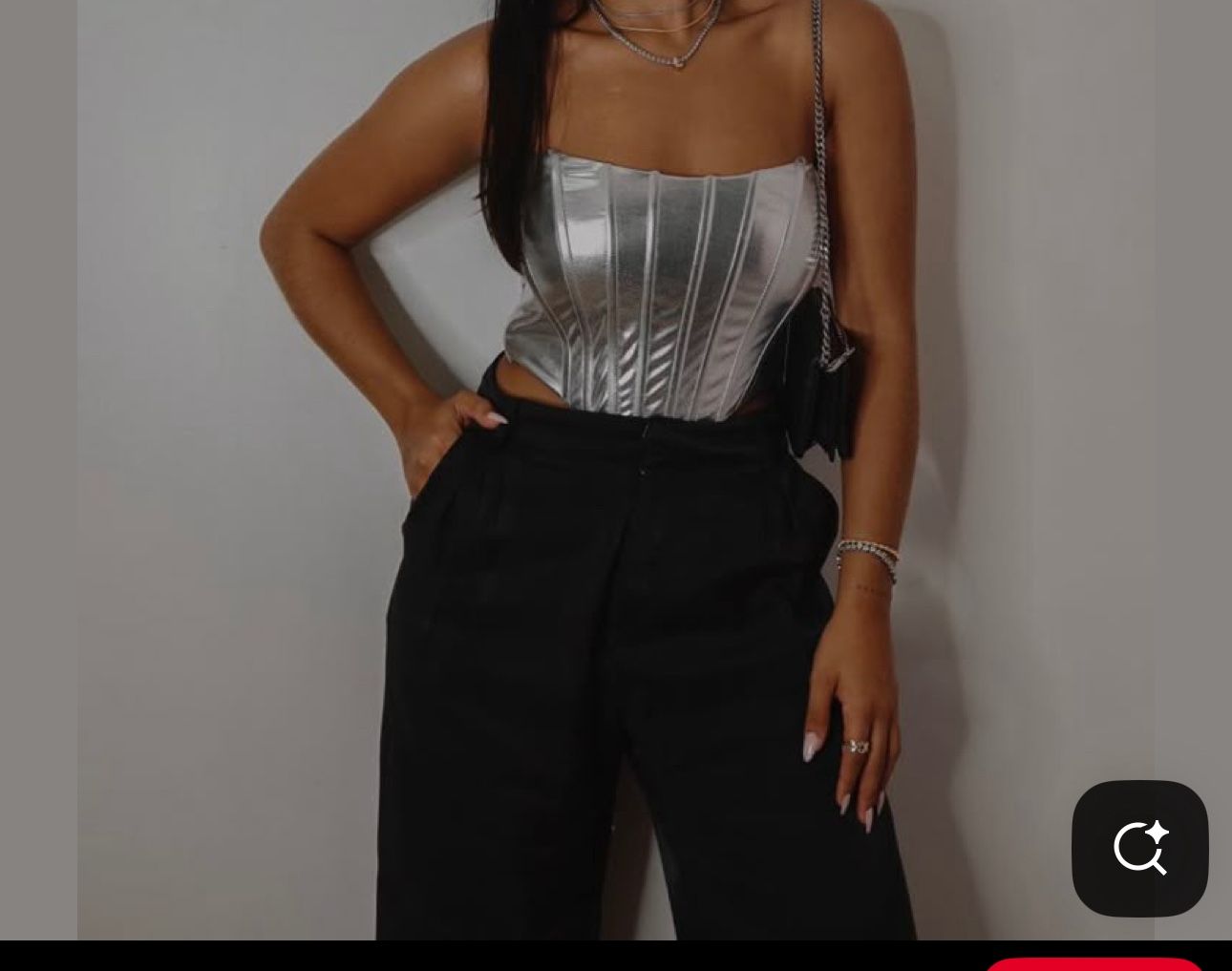 Metallic Corset