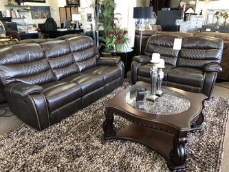 Reclining Sofa And Loveseat @Elegant Furniture