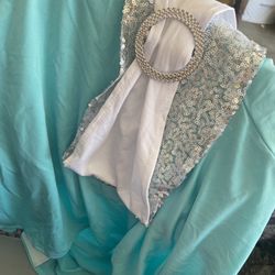 seat cover and chair sashes sequin spandex bands