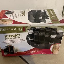 Remington Style Hot Rollers with Clips  - 20 Velvet Flocked Ionic Pageant and Wax Core 