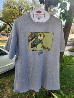 Zelda Men XL Gray Tshirt