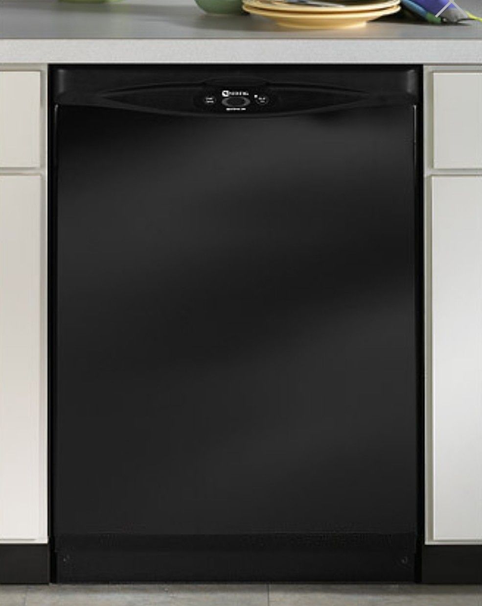 Maytag Dishwasher (works, gloss black, stainless interior, rack rust 20%)