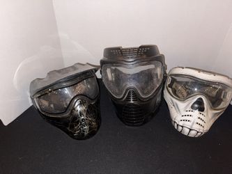 Paintball Mask Anti Fog Used 