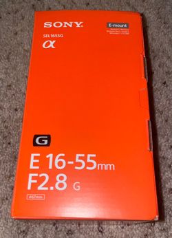 Sony E Mount Lens 16-55 mm F/2.8G