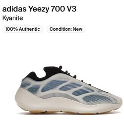  Yeezy 700 V3 Kyanite Size 4