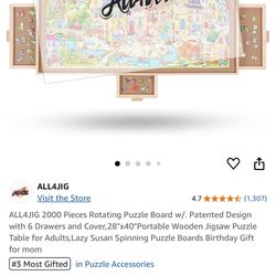 2000 Piece Puzzle Board 