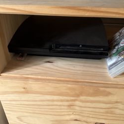 PS3 With One Controller And 2 games