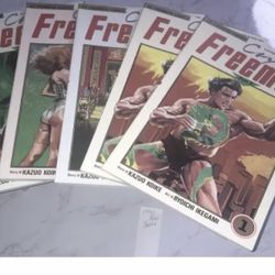 RARE🔥Crying Freeman Part 2: #1,2,3,4 🇯🇵🐉VIS Premiere Comics 1990 🐲🀄️B&B