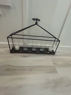 5 candle holder  height 17 inch and length is 2ft