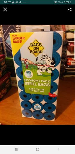 Dog waste bag buddle pack