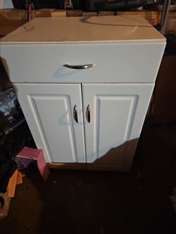 White Storage Cabinet