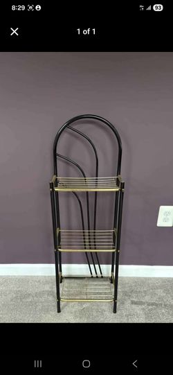 Cute Gold  Small to Medium Bathroom Shelf Storage
