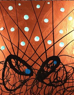 ARTIST ARTWORK ABSTRACT/CONTEMPORARY ORIGINALS SIZE: 24x30 acrylic on canvas One of a kind. Size: 24x30 RETAIL VALUE: $700.00 STUDIO CLEARANCE : $149