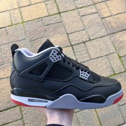 Jordan 4 Bred Size 10, 10.5, 11