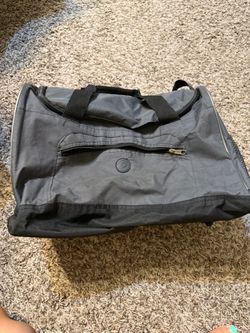 Protege gym school travel duffel bag. Does have a small tear doesn’t effect use