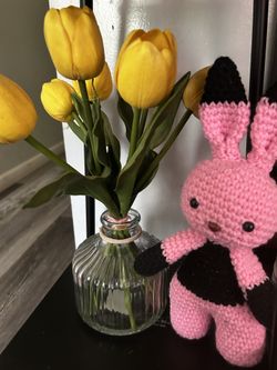 Crochet Bunny 🩷🖤
